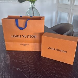 Louis Vuitton Magnetic Lid Gift Box and Shopping/Gift Bag